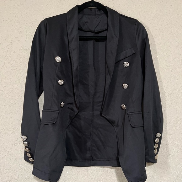 Two piece Womens black suit - Picture 1 of 2